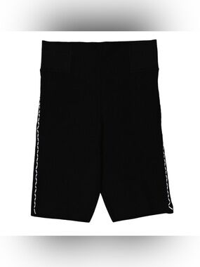 OFF - WHITE Ribbed Biker Shorts with Side Stitch Detail Size EUR 40